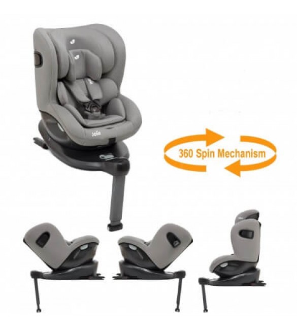 Scaun auto rotativ cu isofix Joie i-Spin 360 Gray Flannel 0-18 kg